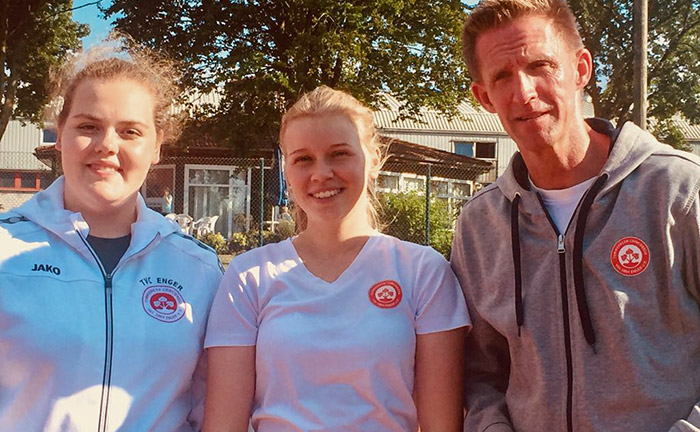 Unsere Tennistrainer Nele, Luise und Björn
